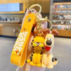 Cute Cartoon Keychain with Strap